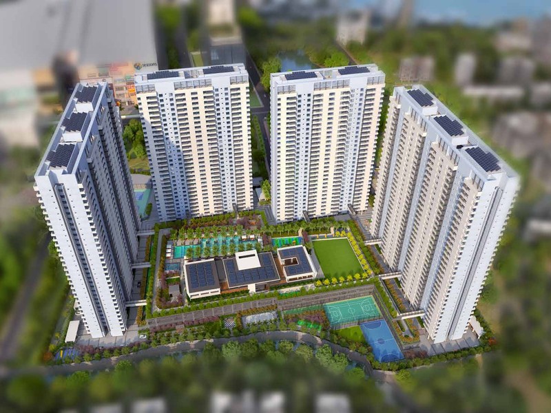 5 types of 2 BHK (829-840 sq.ft.) & 3 types of 3 BHK (1120-1170+ sq.ft.)